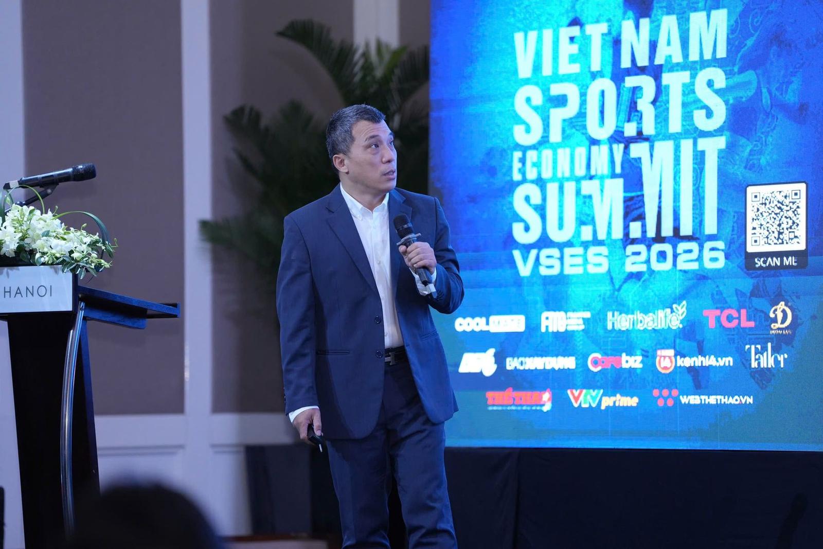A speaker presenting